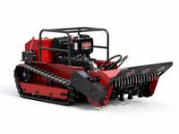 Hochleistungs-Raupen-Schlegelmäher mit 100 cm Schnittbreite, Diesel-2000W-Generator und Fernbedienung für Hanglagen