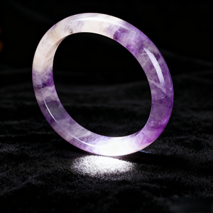 JD taşlar toptan Premium doğal ametist bileklik geniş bant için meditasyon bileklik manevi şifa kristal takı - Product Image 1