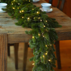 Guirnalda <span class=keywords><strong>de</strong></span> pino oruga artificial <span class=keywords><strong>de</strong></span> longitud personalizada lista para enviar <span class=keywords><strong>vid</strong></span> <span class=keywords><strong>de</strong></span> Navidad superventas - Product Image 1
