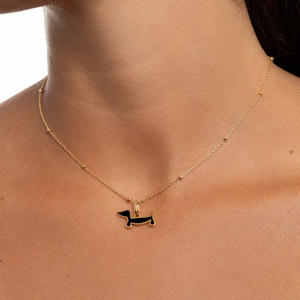 אנטי tarnish מצופה זהב נירוסטה כלב חתול פרפר גקו דג פאו קסם אמייל חיה אמייל עבור תכשיטים diy - Product Image 5