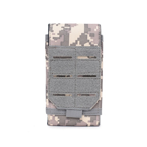 Laser Gesneden Tactisch Molle Mobiele Telefoon Zakje, Universeel Edc Dragen Heavy Duty Lus Mobiele Telefoon Riem <span class=keywords><strong>Holster</strong></span> Cover Molle Small Pouch - Product Image 4