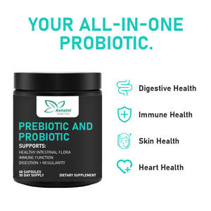 Cápsulas Prebióticas y Probióticas al por Mayor, Favorecen <span class=keywords><strong>la</strong></span> <span class=keywords><strong>Flora</strong></span> <span class=keywords><strong>Intestinal</strong></span> Saludable, <span class=keywords><strong>la</strong></span> Función Inmunológica y <span class=keywords><strong>la</strong></span> Digestión, Suplemento Dietético - Product Image 2