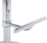 Tabouret de Bar en velours rembourré moderne de haute qualité, pivotant et réglable avec dossier