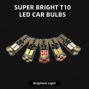 Ampoules LED T10 personnalisées pour voiture 12V W5W 3030 12SMD 2835 Canbus, clignotants et éclairage intérieur, remplacement et rétrofit - Product Image 2