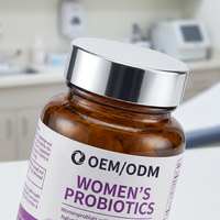 Capsules de probiotiques pour femmes Aeglewell OEM, prébiotiques, canneberge, complément alimentaire pour la santé vaginale, formule naturelle, étiquette privée, GMP