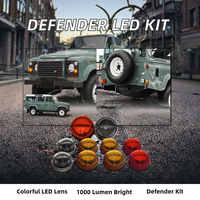 Nouveau phare LED rond E-Mark Morsun de 7 pouces pour Wrangler JK avec DRL et clignotant 12V 6000K Température de couleur 4000 Lm