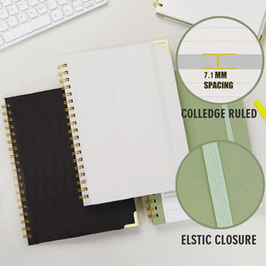 Agenda Personalizada de 18 Meses, Tamaño B5, Cubierta de Cuero Clásico, Papel, <span class=keywords><strong>Semanal</strong></span>, Diaria, Mensual, Encuadernación en Espiral, Diario Térmico <span class=keywords><strong>para</strong></span> <span class=keywords><strong>Estudiantes</strong></span> - Product Image 4