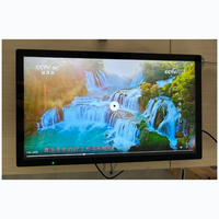 Moniteur à écran tactile en alliage d'aluminium 4K à 10 points tactiles de 32 pouces, lunette ultra mince avec série et USB pour conférence d'affichage numérique