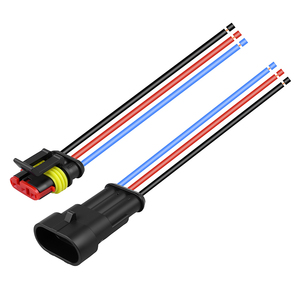 Connecteur automobile étanche AMP à âme en cuivre, faisceau de câblage mâle-femelle - Product Image 4