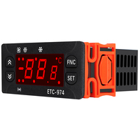 Contrôleur d'humidité de température LED ETC-974 220V contrôleur de température numérique de réfrigération
