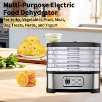 Fd261 Thuisgebruik Multifunctionele Voedseldroger Draagbare Plastic Kleine Mini-Fruitgroentedehydrator