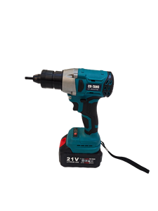 Pistola remachadora automática de 21V con batería de litio, motor sin escobillas, remachado automático con 1 pulsador y extracción de remaches, componentes totalmente de aluminio. - Product Image 2