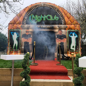 Club nocturno profesional Publicidad Inflables Fiesta <span class=keywords><strong>infalible</strong></span> Iluminación de escenario Gigante Blow up Cube Tent - Product Image 3