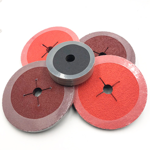 Outils abrasifs 125mm 5 pouces disque à lamelles en fibre <span class=keywords><strong>de</strong></span> résine à trou rond en oxyde d'aluminium céramique utilisé pour le meulage et l'ébavurage des métaux - Product Image 1