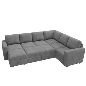 Set Sofa Modern furnitur ruang tamu mewah, 3 kursi, ruang tamu, bagian Modular, tempat tidur Sofa lipat - Product Image 1