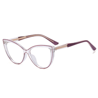 Montura de Gafas Unisex con Diseño de Gato, Moderna, para Lectura en Computadora, Alta Calidad, Venta Caliente, Venta al por Mayor de Fábrica, Patrón Óptico Regular