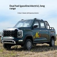 Camionnette électrique à quatre roues pour les trajets urbains, véhicule électrique à double usage passagers et marchandises, nouvelle énergie, 30-50 kWh