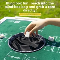 Table de Mahjong Portable en Gros, Table Pliante pour Camping en Plein Air, Tapis de Mahjong Carré, Table de Mahjong Personnalisée Étanche