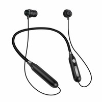 Écouteurs intra-auriculaires sans fil de haute qualité 5.5 avec tour de cou, pour la vente en gros, écouteurs de sport OEM, LED, ENC, Type-C, étanches