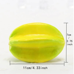 <span class=keywords><strong>Carambola</strong></span> artificial Estrella artificial <span class=keywords><strong>Fruta</strong></span> simulación <span class=keywords><strong>fruta</strong></span> y verdura boceto accesorios decoración del hogar - Product Image 6