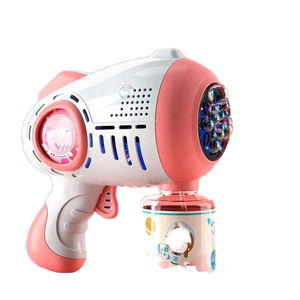 Bán Chạy Nhất Hc Bền ABS Nhựa Điện Súng Bong Bóng Cho Trẻ Em Ngoài Trời Vui Vẻ Đồ Chơi Phun Nước Bọt - Product Image 2