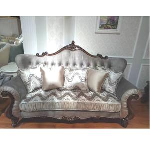 โซฟาไม้ภาษาฝรั่งเศสคำอิตาเลี่ยนคลาสสิกโซฟาชุด 7 ที่นั่งล่าสุดห้องนั่งเล่นโซฟาออกแบบ WA545 - Product Image 4