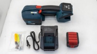 Machine à sangler électrique portative HIGHTOP V2 compatible avec les sangles PP PET de 13 à 16 mm avec scellage par fusion à friction