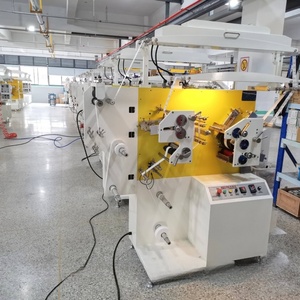 JR-1521 Flexo Máy In Nhãn 2 + 1 Màu Cấu Hình Chăm Sóc Giặt Nhãn Polyester Băng Bông Vải Thẻ - Product Image 4