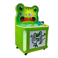 Machine de jeu d'arcade Whack-a-Mole pour enfants Marteau à pièces Frapper la souris Centre de jeu d'amusement en métal anglais