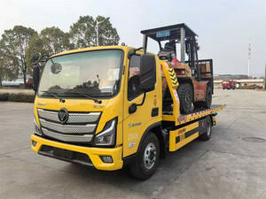 Heavy Duty Foton Aumark Cummins Engine 8 Ton <b>Flatbed</b> Tow <b>Truck</b> Wreckers for Sale - Product Image 2