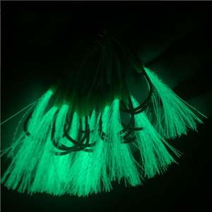 Vendita all'ingrosso 10 paia/borsa Teflon in acciaio ad alto tenore di carbonio Offshore pesanti ganci per Jigging luminosi teaser doppi Assist ganci per il Jigging lento - Product Image 2