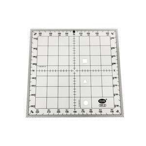 Rapporteur de <span class=keywords><strong>carte</strong></span> carrée avec symbole aéronautique découpes d'un carré, d'un cercle et d'un triangle pour les pilotes d'étudiants - Product Image 3