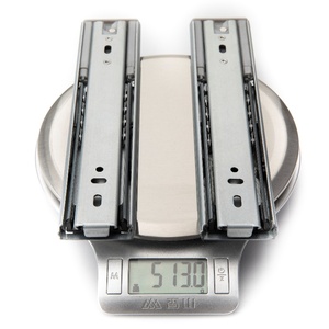 45 Mm Sản Xuất Mềm Đóng Kính Thiên Văn Trượt Đẩy Mở Đầy Đủ Mở Rộng Kênh Đường Ray Bóng Mang Tủ Ngăn Kéo Trượt - Product Image 6