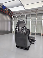 Hochwertige Leichtgewichtige Carbon-Faser Rennsitze für Porsche 911 Carrera 4S 997.1 997.2 GT2 GT3 RS Vollständig aus Leder