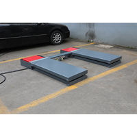 Cric hydraulique à ciseaux encastré sous le plancher, télescopique, 4,2 tonnes, pour atelier de service automobile de luxe