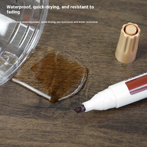Kit de réparation de meubles, ensemble de marqueurs pour bois, <span class=keywords><strong>crayons</strong></span>, réparation des rayures sur les meubles, marquage, peinture pour meubles en bois massif, stylo de réparation, stylo pour sol - Product Image 3