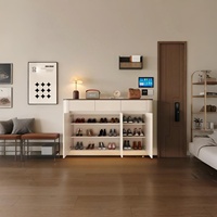 Console de rangement moderne en panneaux de bois sur mesure pour salons/salles à manger et bars domestiques/hôtels - Options OEM/ODM disponibles