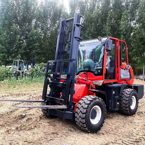 Carrello Elevatore Elettrico Fuoristrada 4x4 con Benna in Vendita - Product Image 1