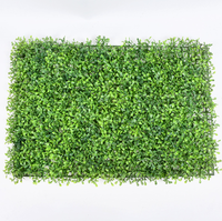 Simulation Haie À Feuilles Persistantes Panneaux En Plastique Mur De Feuillage Artificiel