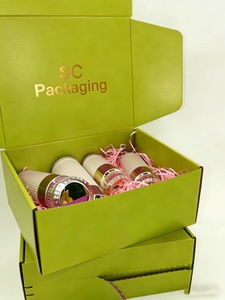 Boîte d'emballage pour produits de soin personnel, avec logo personnalisé, design gratuit, matériaux recyclés écologiques, doublure en éponge, pour l'expédition et l'<span class=keywords><strong>envoi</strong></span> de produits de beauté. - Product Image 2
