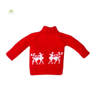 Greenmart produttori bambola elfo di natale Mini maglione ricamo può essere personalizzato giocattoli di peluche con Ce