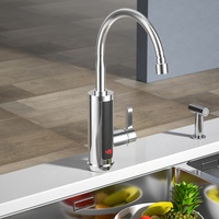 Cuisine électrique de robinet de chauffe-eau, robinet instantané de cuisine de chauffage sans réservoir avec l'affichage numérique de la température LED