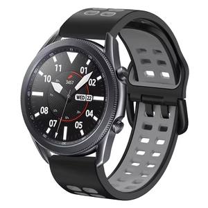 Correa de Silicona <span class=keywords><strong>para</strong></span> Reloj Samsung Galaxy Watch 4, Correa Clásica Active 2, <span class=keywords><strong>Gear</strong></span> <span class=keywords><strong>S3</strong></span> <span class=keywords><strong>Frontier</strong></span>, Huawei GT, 2, 3 y Pro, 20mm/22mm - Product Image 2