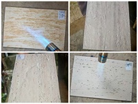 Panneau de revêtement mural flexible en pierre souple Travertine MCM, feuille de pierre mince pliable pour la décoration intérieure et extérieure