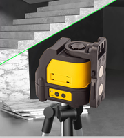 Niveau laser vert haute précision YYA2X-001 à 2 lignes, qualité industrielle, instrument de mesure verticale intérieur/extérieur, batterie au lithium