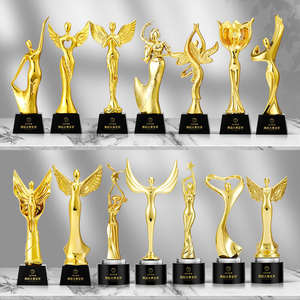 Estatuilla dorada <span class=keywords><strong>de</strong></span> alta calidad, resina <span class=keywords><strong>de</strong></span> baile, trofeo <span class=keywords><strong>de</strong></span> cristal, agencia, letras <span class=keywords><strong>de</strong></span> <span class=keywords><strong>Ballet</strong></span> para niños, competición <span class=keywords><strong>de</strong></span> <span class=keywords><strong>ballet</strong></span> creativo PR - Product Image 2