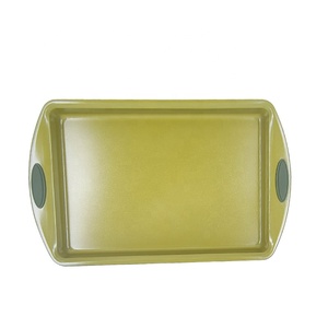 Juego de Utensilios para Hornear de Acero al Carbono Ecológico, Personalizado, Antiadherente, Apto para Lavavajillas, Molde para Pastel, Bandejas para Hornear con Asas de Silicona, OKAY - Product Image 6