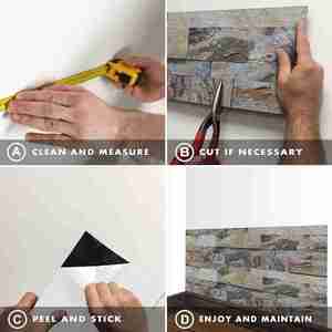 Moderno 3D Blanco Flexible Fino Mármol Artificial Piedra Chapa 3D Paneles de pared Revestimiento del hogar - Product Image 2