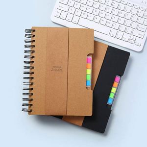 Bloc-notes mini en papier kraft avec logo, notes autocollantes découpées sur mesure avec stylo, vente en gros - Product Image 4