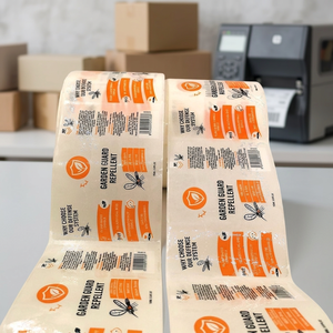 Flexible PVC Self-Adhesive Holographic Waterproof <b>Labels</b> Custom Printed for Exhibition Packaging and Retail Sales - Product Image 3